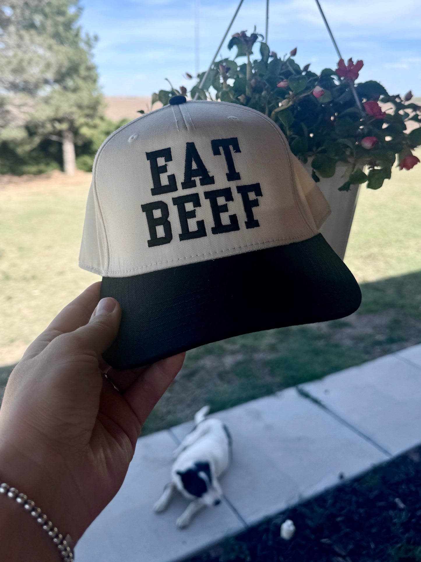“EAT BEEF” Embroidered Hat