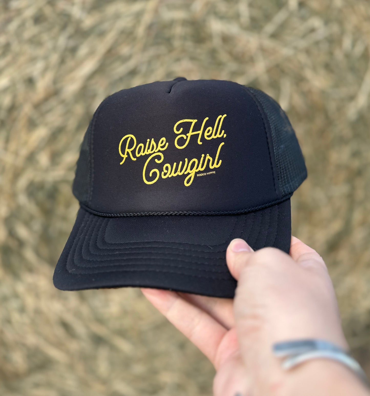 Raise Hell, Cowgirl! Trucker Hat