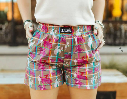 2Fly Pop’n Plaid Boxer Shorts
