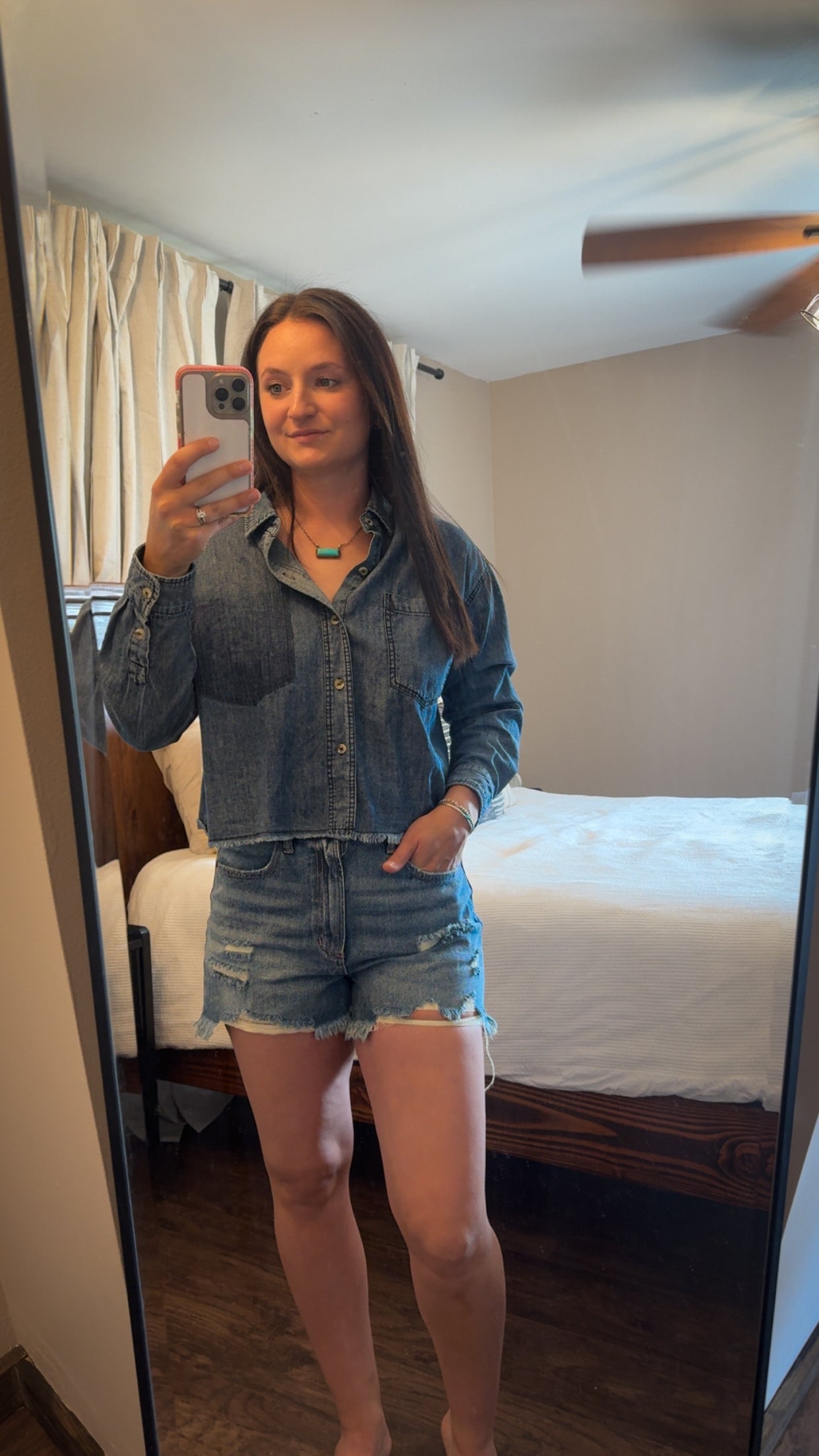 Sneak Peek Denim Shorts