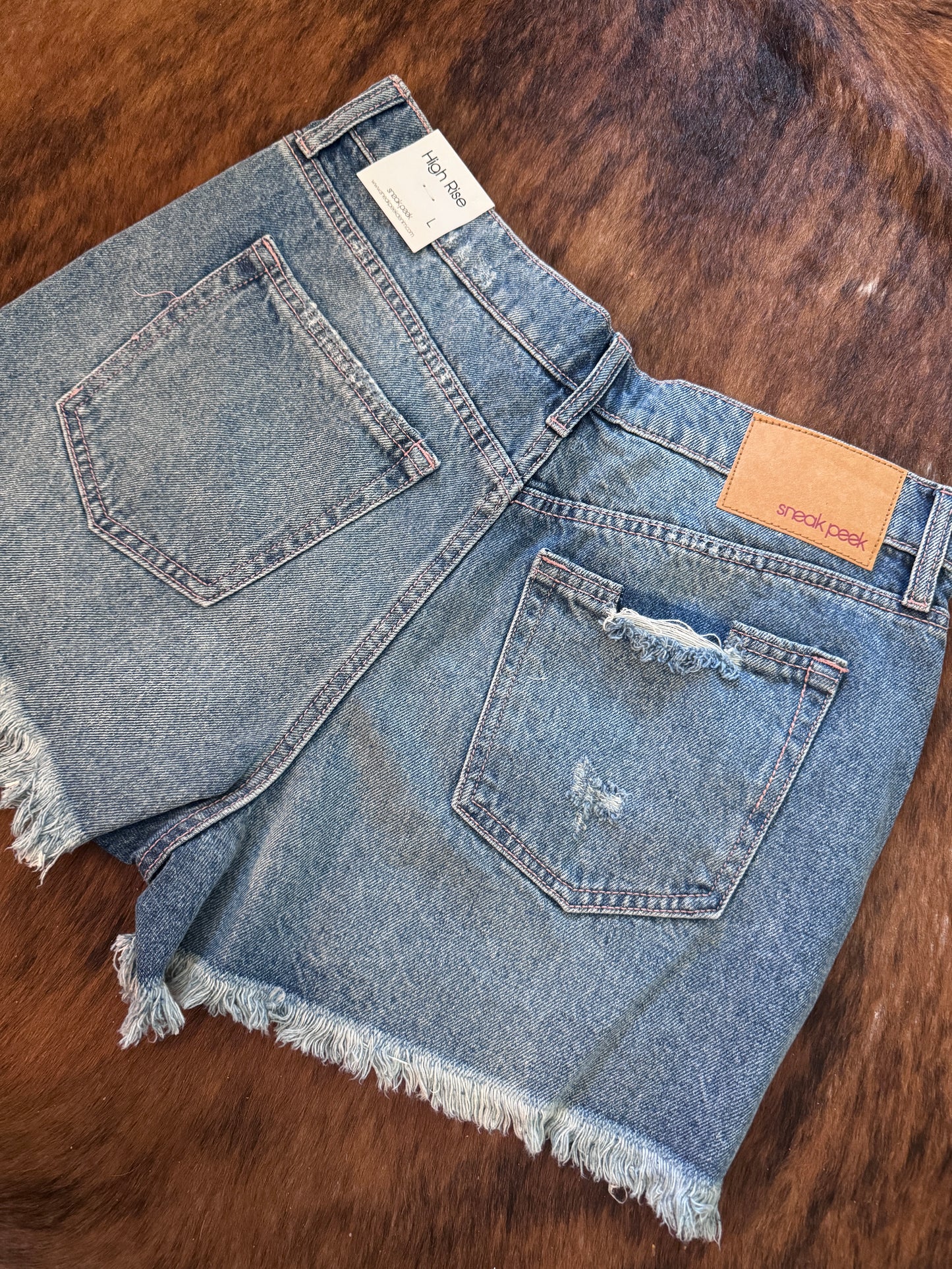 Sneak Peek Denim Shorts